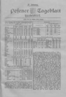 Posener Tageblatt. Handelsblatt 1898.10.31 Jg.37