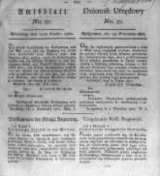 Amtsblatt der K&ouml;niglichen Preussischen Regierung zu Bromberg. 1820.09.15 No.37