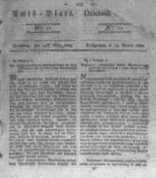 Amtsblatt der K&ouml;niglichen Preussischen Regierung zu Bromberg. 1823.03.14 No.11