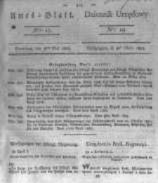 Amtsblatt der K&ouml;niglichen Preussischen Regierung zu Bromberg. 1823.05.09 No.19