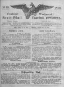 Fraust&auml;dter Kreisblatt. 1870.05.13 Nr19