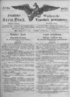 Fraust&auml;dter Kreisblatt. 1870.06.17 Nr24
