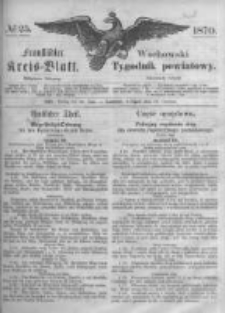 Fraust&auml;dter Kreisblatt. 1870.06.24 Nr25