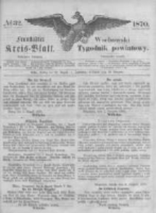Fraust&auml;dter Kreisblatt. 1870.08.12 Nr32