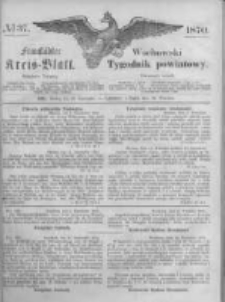Fraust&auml;dter Kreisblatt. 1870.09.16 Nr37