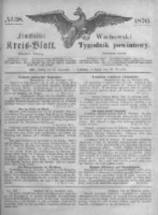 Fraustädter Kreisblatt. 1870.09.23 Nr38