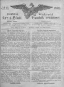 Fraust&auml;dter Kreisblatt. 1870.10.14 Nr41