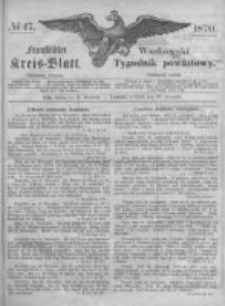 Fraustädter Kreisblatt. 1870.11.25 Nr47