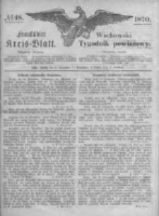 Fraust&auml;dter Kreisblatt. 1870.12.02 Nr48