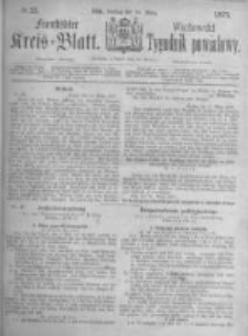 Fraust&auml;dter Kreisblatt. 1871.03.24 Nr12