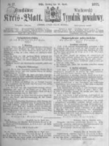 Fraust&auml;dter Kreisblatt. 1871.04.28 Nr17
