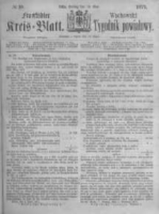 Fraust&auml;dter Kreisblatt. 1871.05.12 Nr19