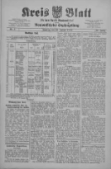 Kreis Blatt f&uuml;r den Kreis Neutomischeler zugleich Hopfenzeitung 1909.01.12 Jg.28 Nr4