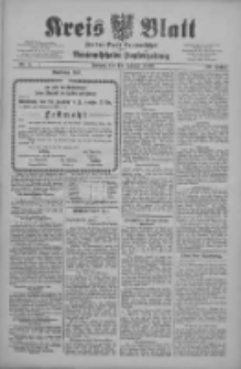 Kreis Blatt f&uuml;r den Kreis Neutomischeler zugleich Hopfenzeitung 1909.01.15 Jg.28 Nr5