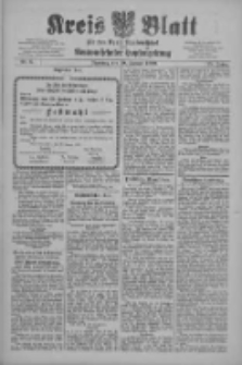 Kreis Blatt f&uuml;r den Kreis Neutomischeler zugleich Hopfenzeitung 1909.01.19 Jg.28 Nr6