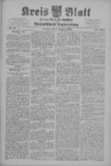 Kreis Blatt f&uuml;r den Kreis Neutomischeler zugleich Hopfenzeitung 1909.02.02 Jg.28 Nr10
