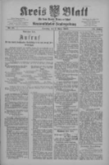 Kreis Blatt f&uuml;r den Kreis Neutomischeler zugleich Hopfenzeitung 1909.03.02 Jg.28 Nr18