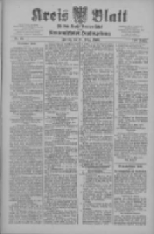 Kreis Blatt f&uuml;r den Kreis Neutomischeler zugleich Hopfenzeitung 1909.03.19 Jg.28 Nr23