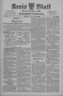 Kreis Blatt f&uuml;r den Kreis Neutomischeler zugleich Hopfenzeitung 1909.04.20 Jg.28 Nr32