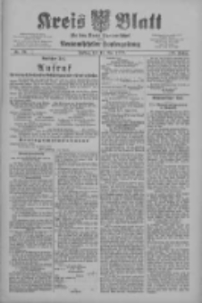 Kreis Blatt f&uuml;r den Kreis Neutomischeler zugleich Hopfenzeitung 1909.05.14 Jg.28 Nr39