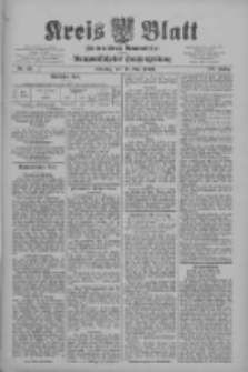 Kreis Blatt f&uuml;r den Kreis Neutomischeler zugleich Hopfenzeitung 1909.05.18 Jg.28 Nr40