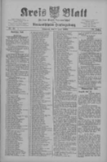 Kreis Blatt f&uuml;r den Kreis Neutomischeler zugleich Hopfenzeitung 1909.06.02 Jg.28 Nr44