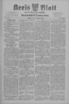 Kreis Blatt f&uuml;r den Kreis Neutomischeler zugleich Hopfenzeitung 1909.06.11 Jg.28 Nr47