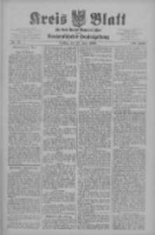 Kreis Blatt f&uuml;r den Kreis Neutomischeler zugleich Hopfenzeitung 1909.06.25 Jg.28 Nr51