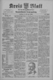 Kreis Blatt f&uuml;r den Kreis Neutomischeler zugleich Hopfenzeitung 1909.06.29 Jg.28 Nr52