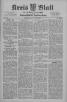 Kreis Blatt f&uuml;r den Kreis Neutomischeler zugleich Hopfenzeitung 1909.07.20 Jg.28 Nr58