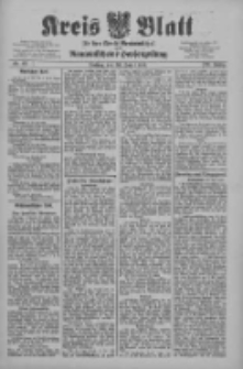 Kreis Blatt f&uuml;r den Kreis Neutomischeler zugleich Hopfenzeitung 1909.07.30 Jg.28 Nr61
