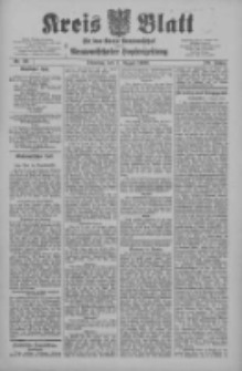 Kreis Blatt für den Kreis Neutomischeler zugleich Hopfenzeitung 1909.08.03 Jg.28 Nr62