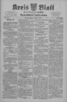 Kreis Blatt f&uuml;r den Kreis Neutomischeler zugleich Hopfenzeitung 1909.08.06 Jg.28 Nr63