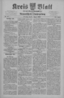 Kreis Blatt für den Kreis Neutomischeler zugleich Hopfenzeitung 1909.08.24 Jg.28 Nr68