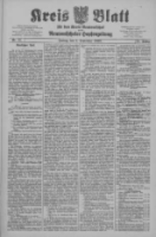 Kreis Blatt f&uuml;r den Kreis Neutomischeler zugleich Hopfenzeitung 1909.09.03 Jg.28 Nr71