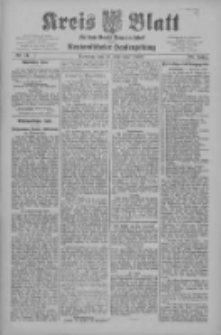 Kreis Blatt f&uuml;r den Kreis Neutomischeler zugleich Hopfenzeitung 1909.09.14 Jg.28 Nr74