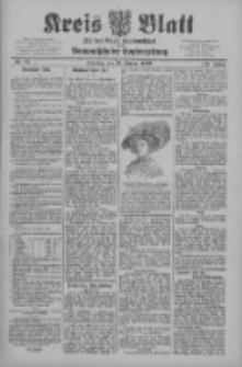 Kreis Blatt f&uuml;r den Kreis Neutomischeler zugleich Hopfenzeitung 1909.10.19 Jg.28 Nr84