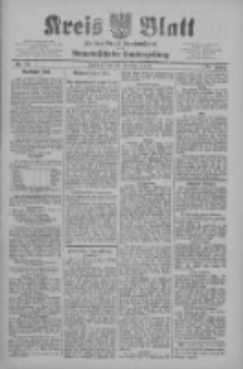 Kreis Blatt f&uuml;r den Kreis Neutomischeler zugleich Hopfenzeitung 1909.10.22 Jg.28 Nr85