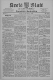 Kreis Blatt f&uuml;r den Kreis Neutomischeler zugleich Hopfenzeitung 1909.10.29 Jg.28 Nr87