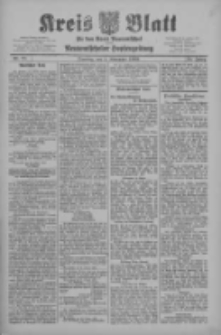 Kreis Blatt f&uuml;r den Kreis Neutomischeler zugleich Hopfenzeitung 1909.11.02 Jg.28 Nr88