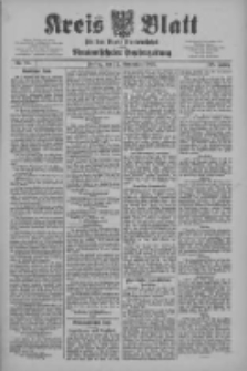 Kreis Blatt f&uuml;r den Kreis Neutomischeler zugleich Hopfenzeitung 1909.11.12 Jg.28 Nr91