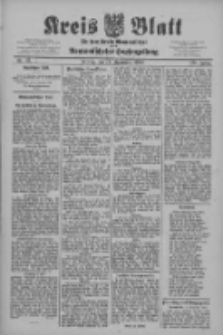 Kreis Blatt f&uuml;r den Kreis Neutomischeler zugleich Hopfenzeitung 1909.11.19 Jg.28 Nr93