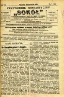 Przewodnik Gimnastyczny "Sok&oacute;ł": organ Dzielnicy Małopolskiej Związku Polskich Gimnastycznych Towarzystw Sokolich 1923.09/10 R.40 Nr9/10