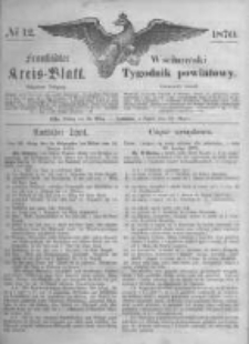 Fraustädter Kreisblatt. 1870.03.25 Nr12