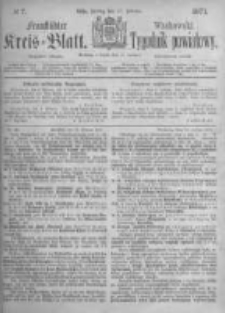 Fraust&auml;dter Kreisblatt. 1871.02.17 Nr7