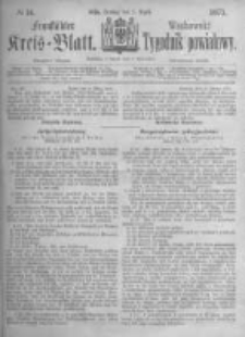 Fraust&auml;dter Kreisblatt. 1871.04.07 Nr14