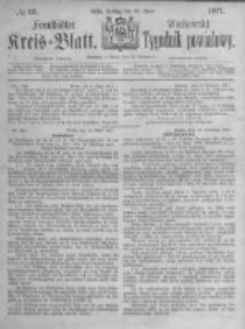 Fraust&auml;dter Kreisblatt. 1871.06.23 Nr25