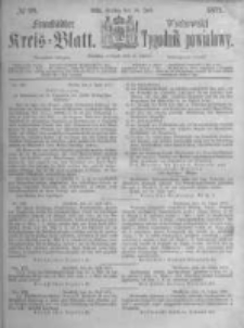 Fraust&auml;dter Kreisblatt. 1871.07.14 Nr28