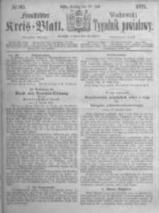 Fraustädter Kreisblatt. 1871.07.28 Nr30