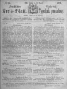 Fraust&auml;dter Kreisblatt. 1871.08.25 Nr34